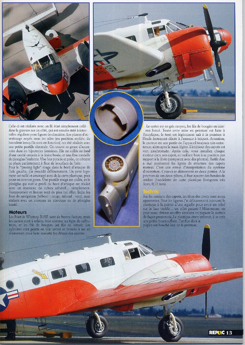 Replic 166 - Mirage IV, FW-190 D-9, C-45, Kubelwagen, Technique Round